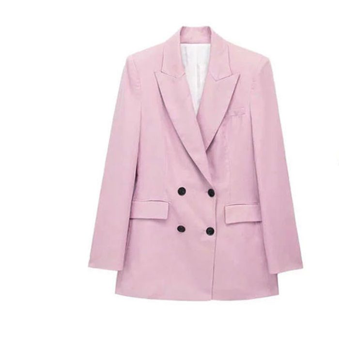 Custom Long Sleeves Boxy Blazer For Women