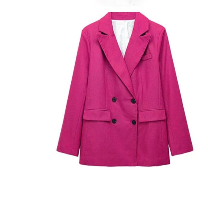 Double Breasted Vest Blazer Women - Image 2
