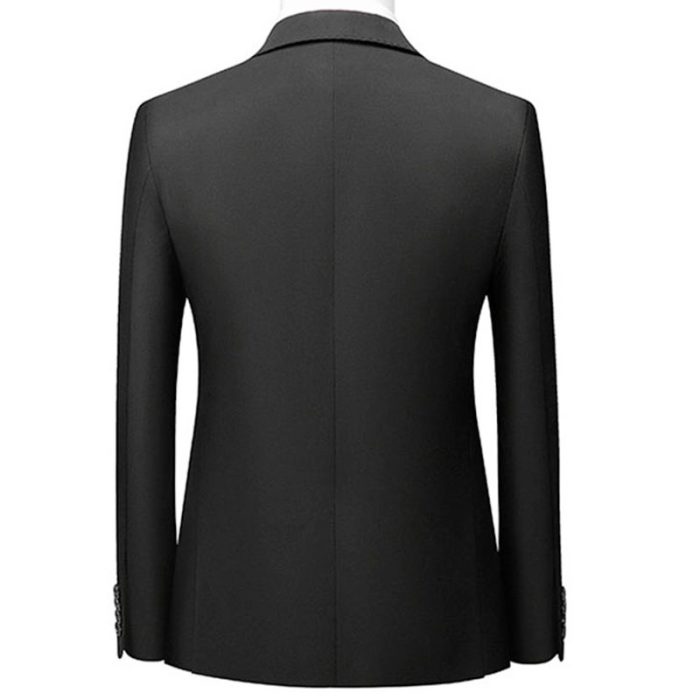 Double-Breasted Men'S Blazer Tailored Business Men Suit - Image 2