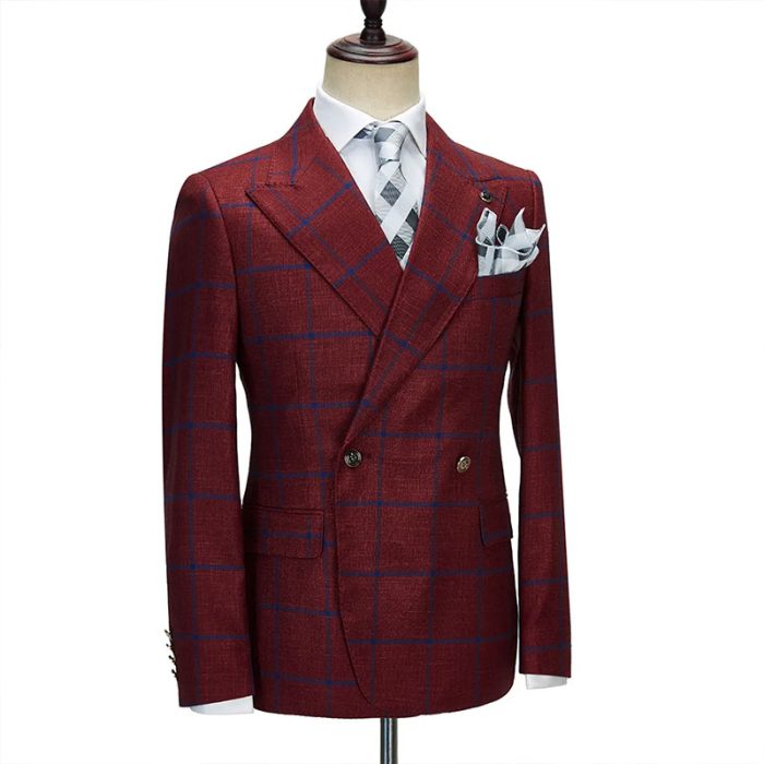 Prom Boxy Blazers Men Costume Homme