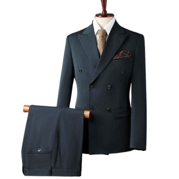 Double Breasted Men Wedding Suits New Italian Style