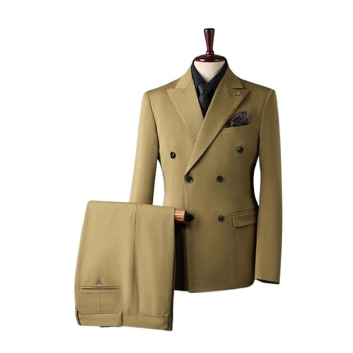 Double Breasted Men Wedding Suits New Italian Style - Image 3