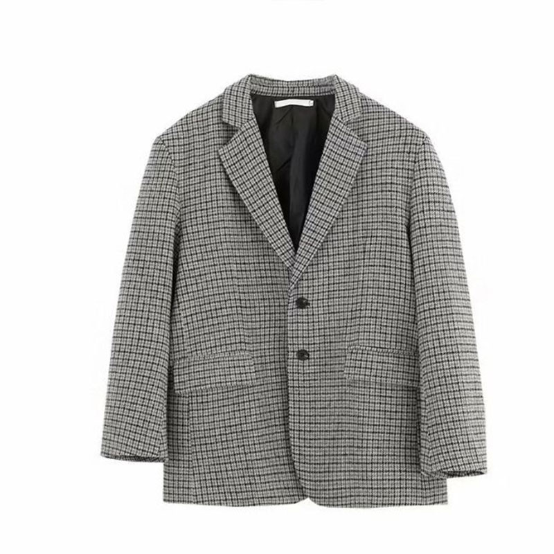 Plaid Casual Blazers