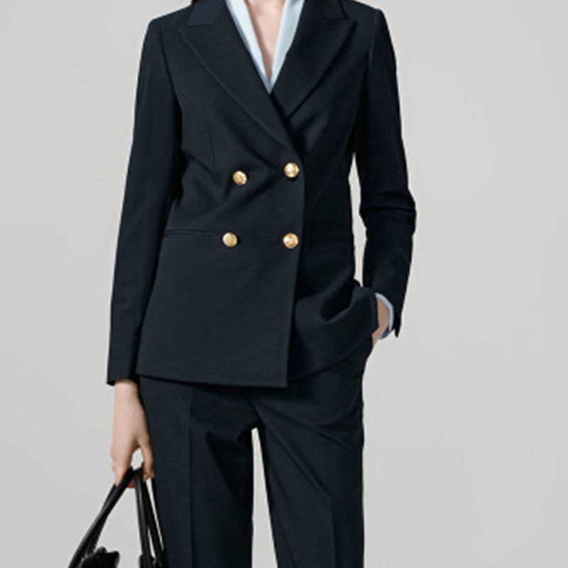 Fashion Double Breasted Blazer Dress