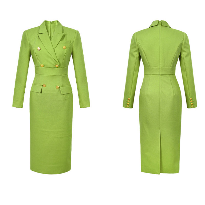 Wollmatten Blazer Dress
