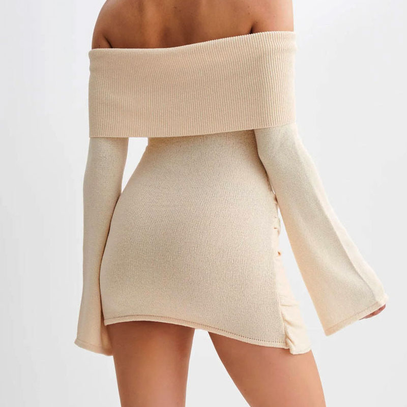 Off Shoulder Sweater Dresses