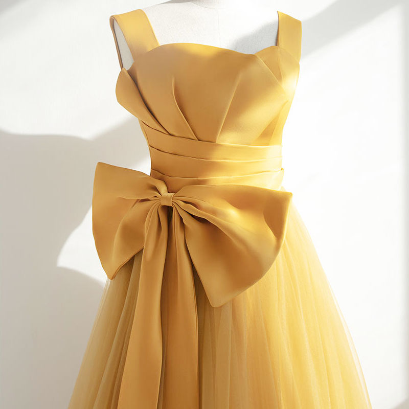 Yellow Bridesmaid Dress