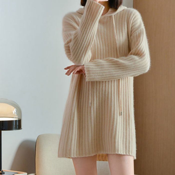 Cashmere Hoodie Women - Image 2