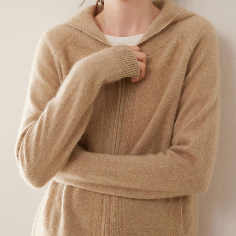 Cashmere Zip Hoodie
