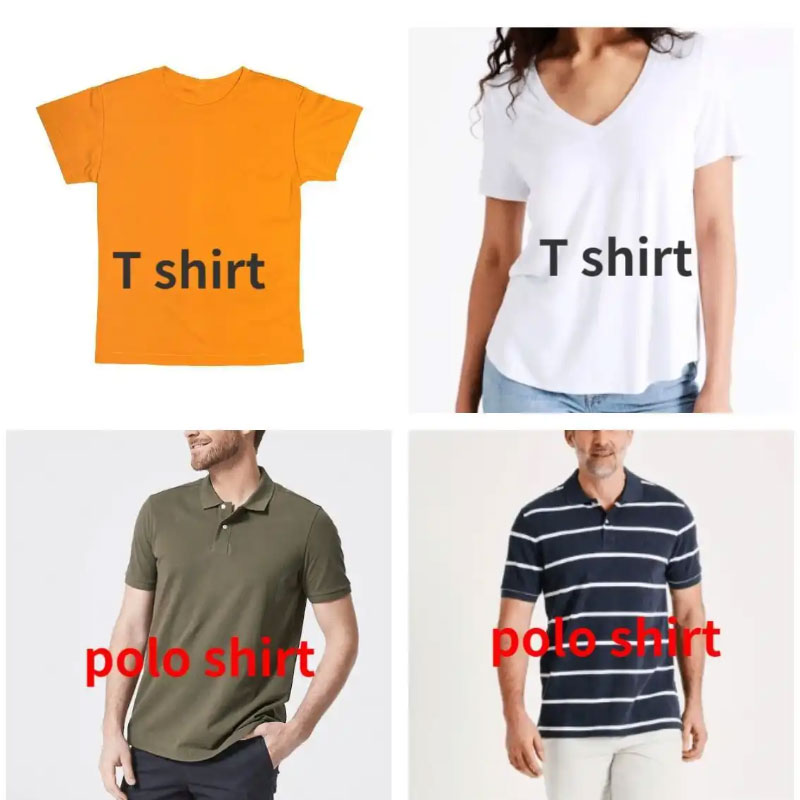 “T shirt”&“Polo shirt” “T shirt”&“Polo shirt”