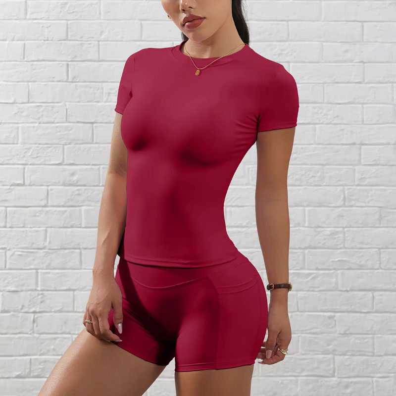 Yoga Shorts Set 2-Piece