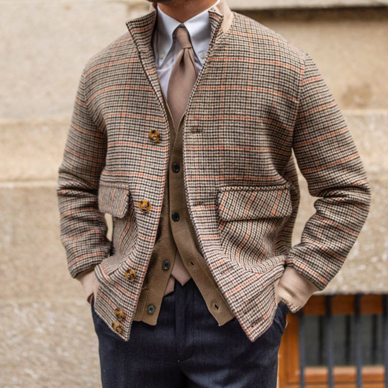 Men's Houndstooth Jacket
