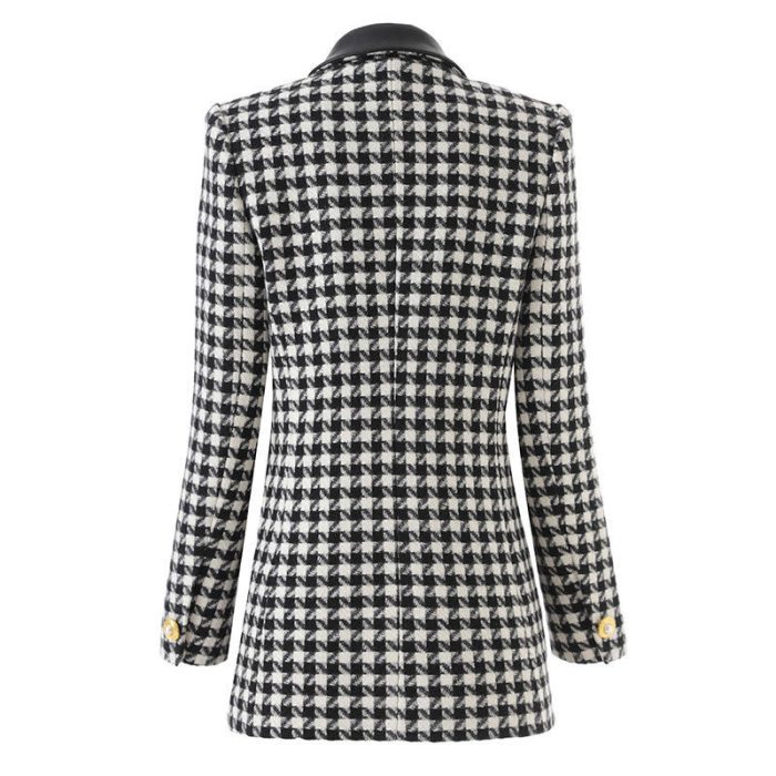 Plaid Blazer Women - Image 2