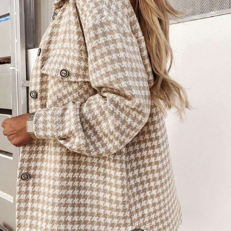 houndstooth jacket Women
