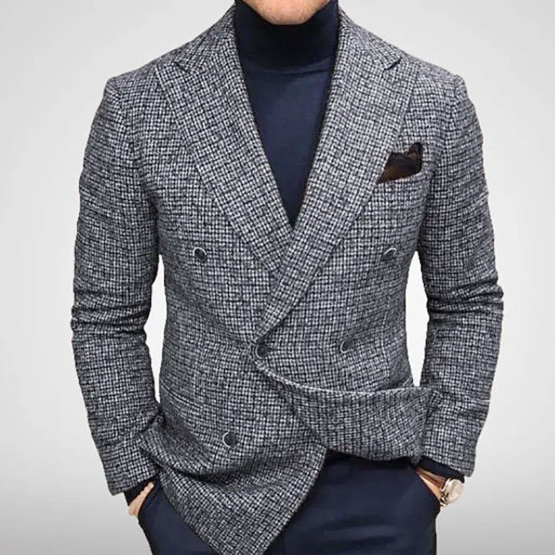 Mens Plaid Blazer