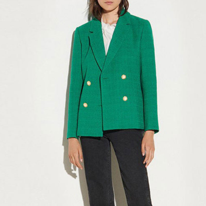 Green Plaid Blazer​