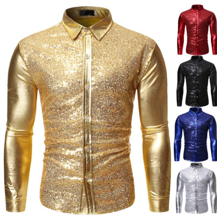 Gold Sequin Top​