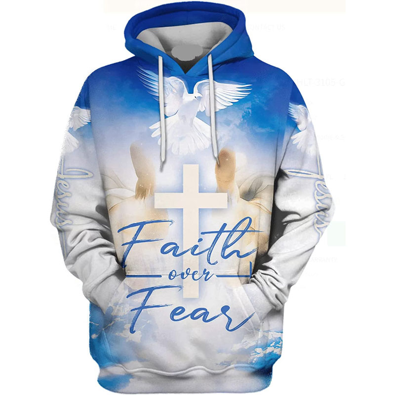 faith over fear hoodie