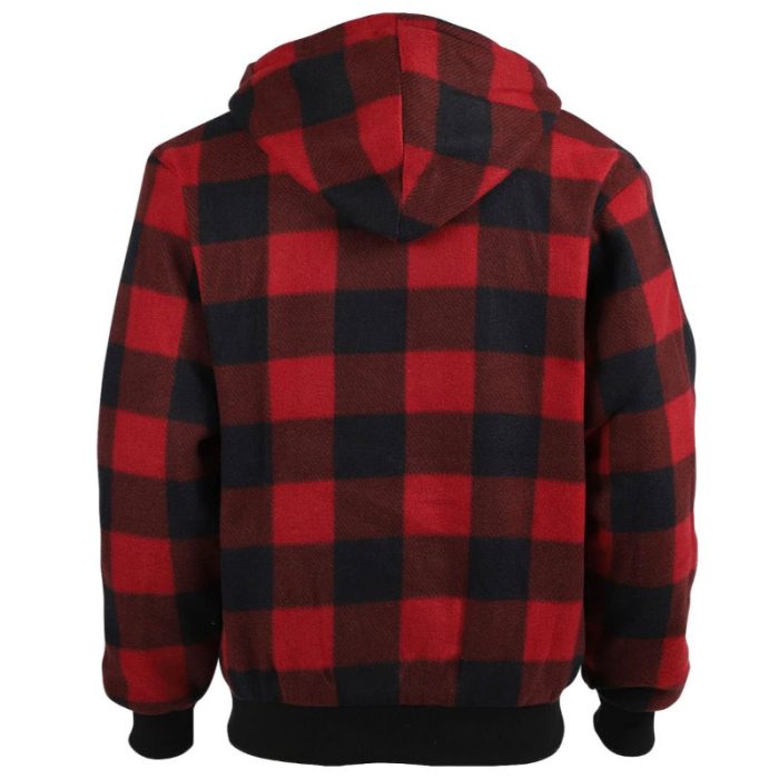 Hooded Flannel Jacket​ - Image 2