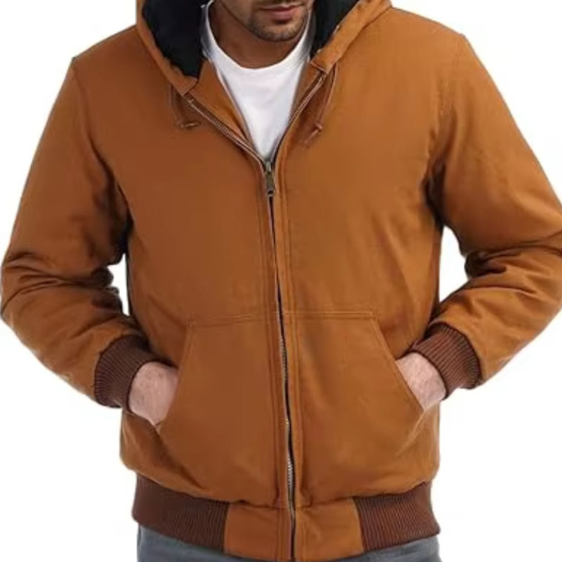 Flannel Jacket With Hood
