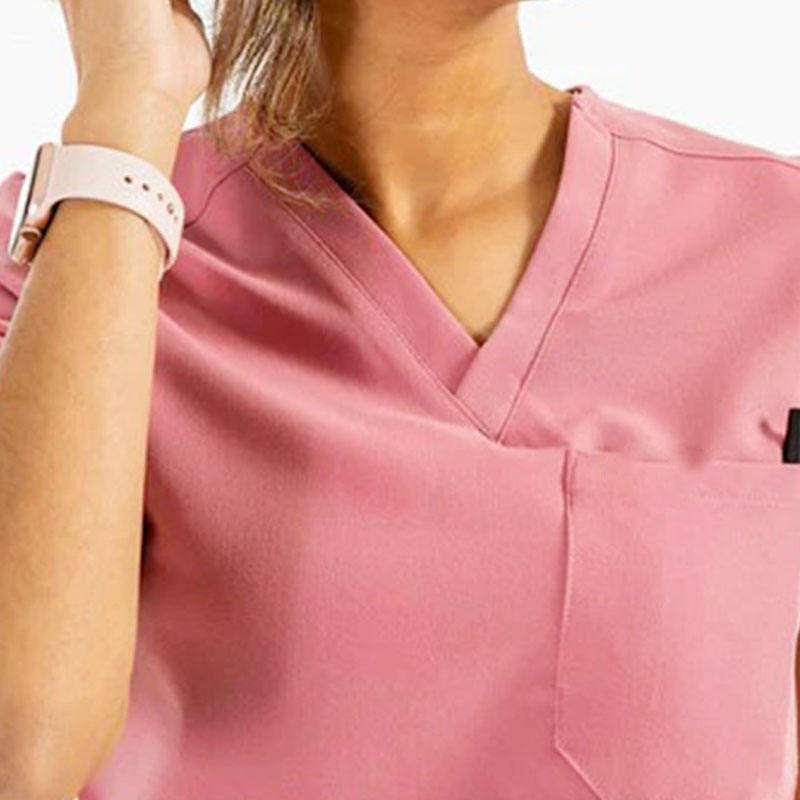 526 Pink Scrub Uniforms Shirt