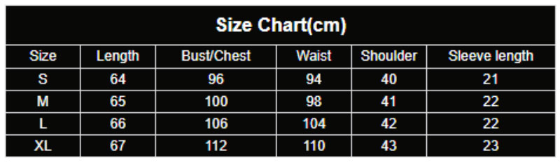 x-046 Brasssmile Loose T-shirt Size Chart