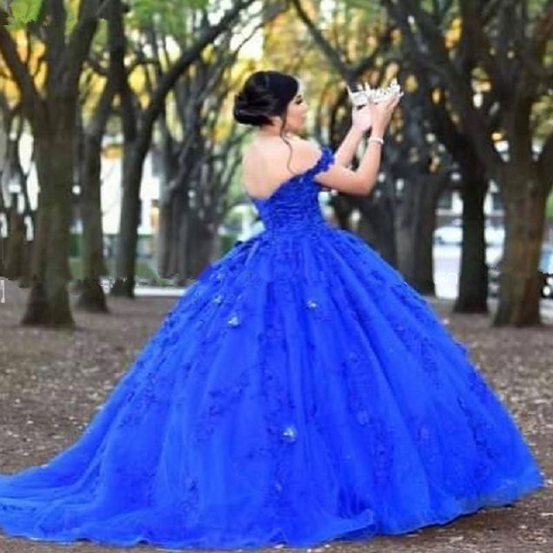 Royal Blue Quinceanera Dresses Clothing