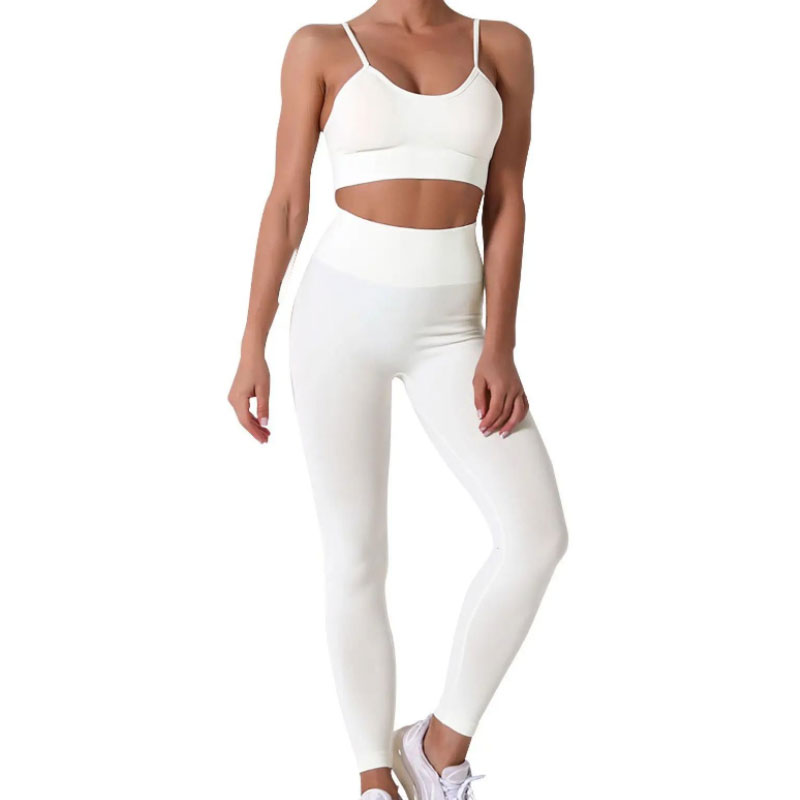 white workout set