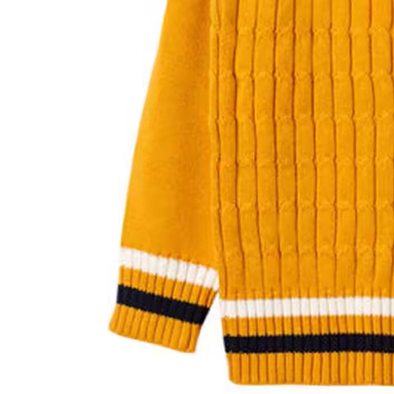 1048 Yellow Cardigan Women's Clothing Details