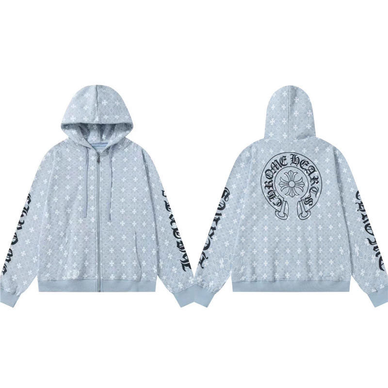 Chrome Hearts Zip Up Hoodie